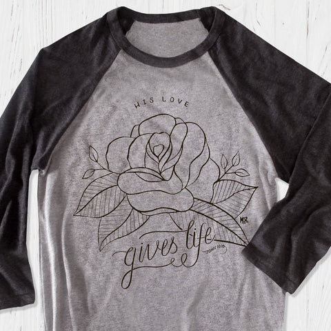 Jesus Loves You Rose Flower Shirt for women