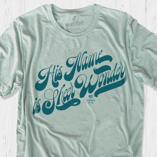 Mint Blue Turquoise Worship Praise T Shirt