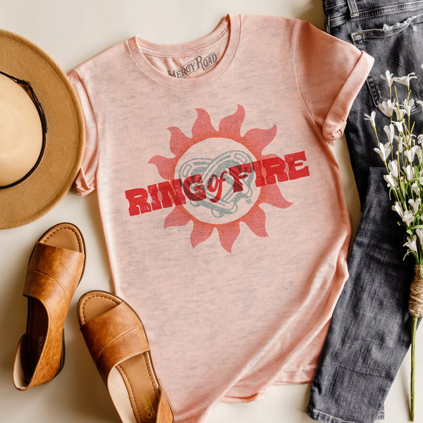 Ring Of Fire T Shirt, Country Music Shirt, Country Western T-Shirt