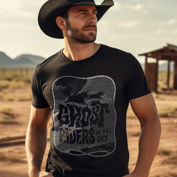 Ghost Riders In The Sky T Shirt, Country Music Shirt, Cowboy Cattle Tee