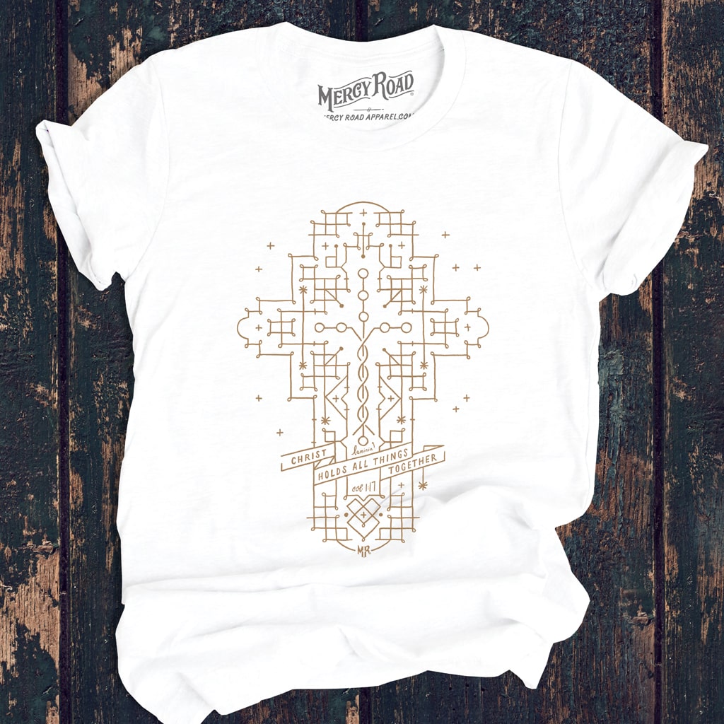 Laminin Cross T Shirt, Creationism T-Shirt, Christian Faith Shirt ...