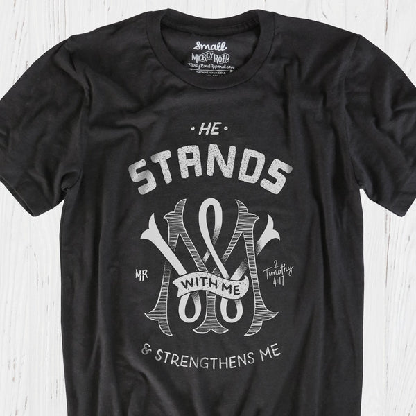 Black Christian Religious T Shirt | Strong in Christ