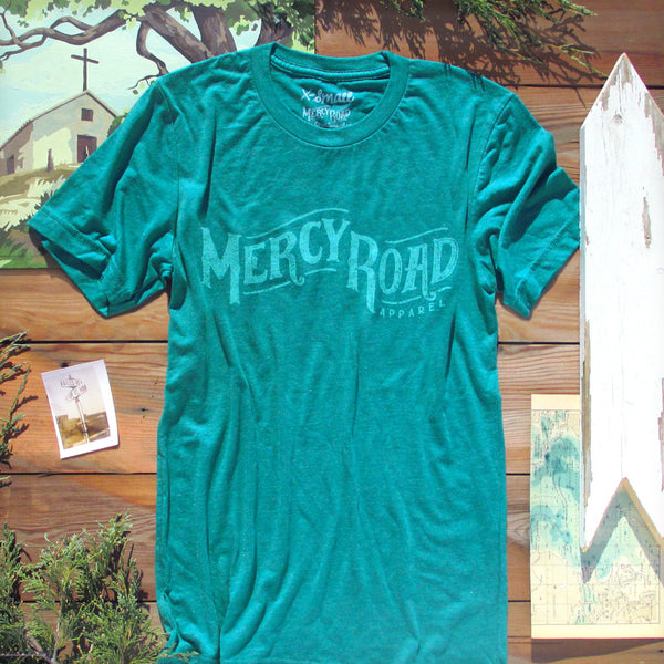 Mercy Road Apparel tee. Quality soft Christian clothing.