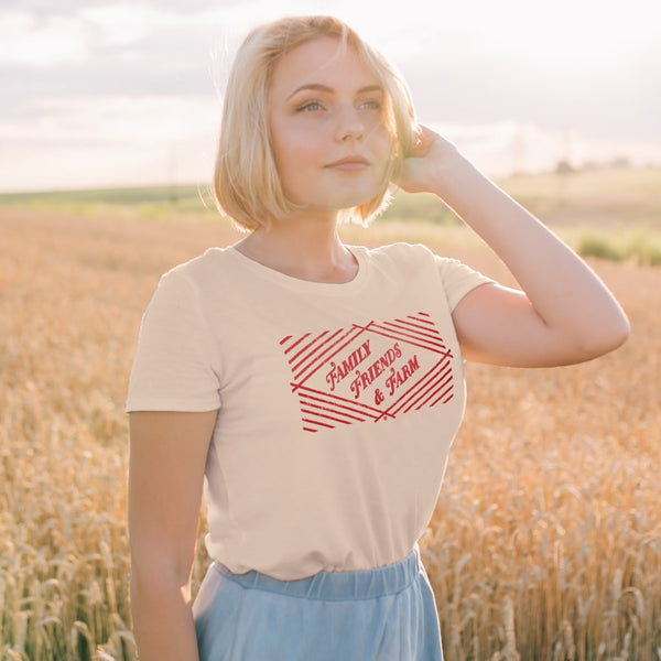 Farmers Wife T Shirt for Women | Cream, Ivory, Natural