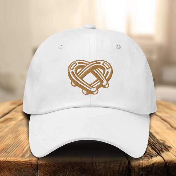 Horse Lover Hat, Country Western Heart Horseshoe Hat, Unisex Embroidered Baseball Cap