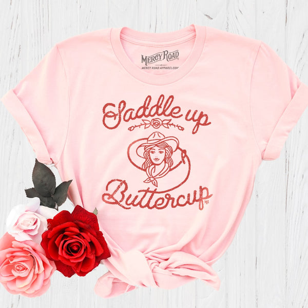 Pink Cute Cowgirl T Shirt for Women